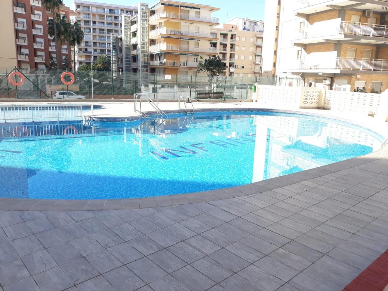 Infante Primera Linea Gandia Playa Apartment Playa de Gandia Ngoại thất bức ảnh