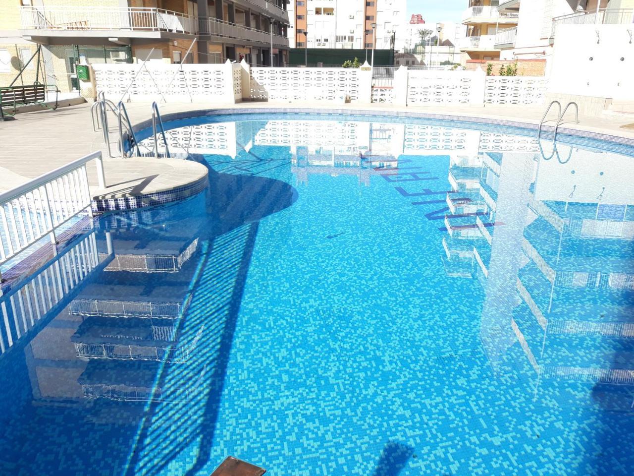 Infante Primera Linea Gandia Playa Apartment Playa de Gandia Ngoại thất bức ảnh