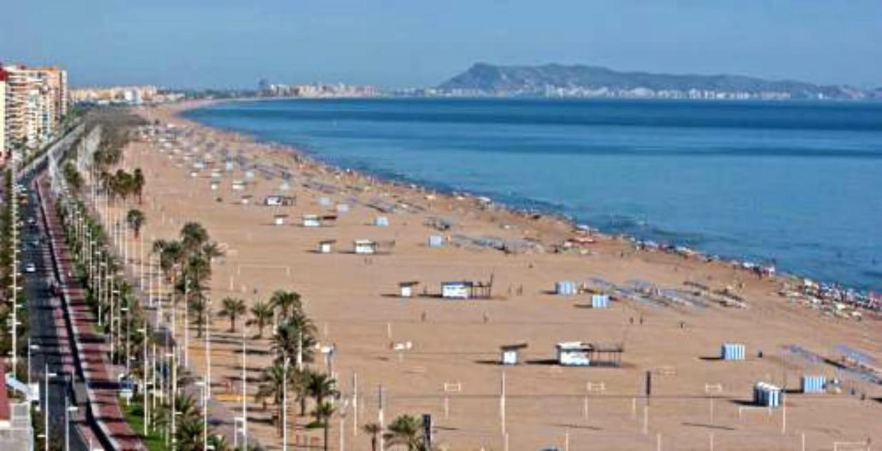 Infante Primera Linea Gandia Playa Apartment Playa de Gandia Ngoại thất bức ảnh