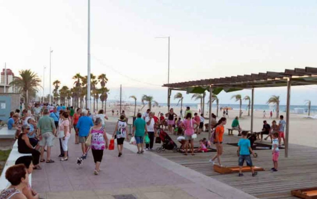 Infante Primera Linea Gandia Playa Solo Familias Playa de Gandia Ngoại thất bức ảnh